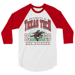 Vintage Texas Tech 3/4 sleeve raglan shirt