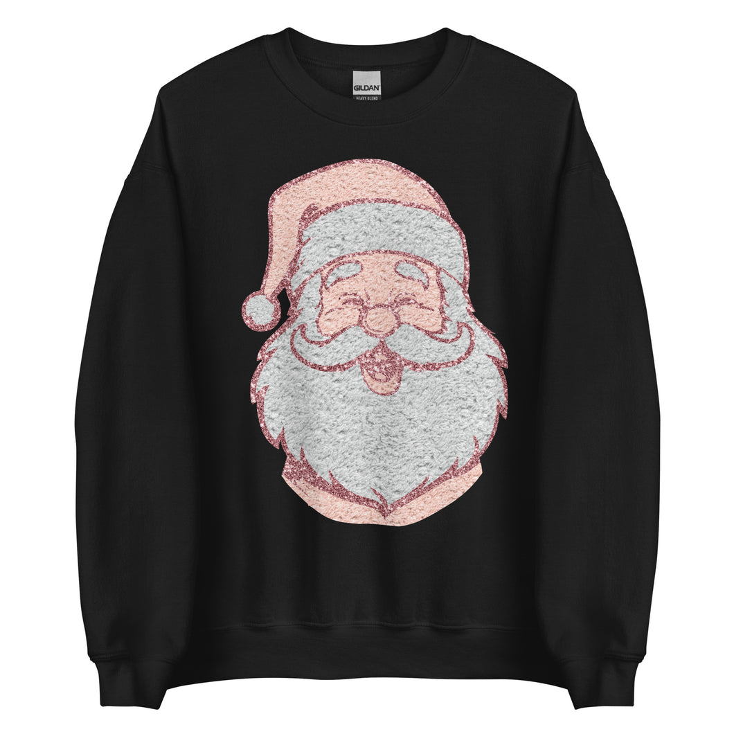 Large Santa Head Unisex Sweatshirt