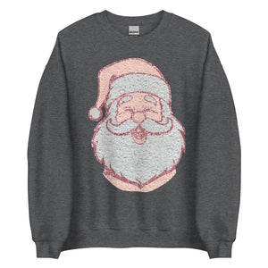 Large Santa Head Unisex Sweatshirt