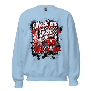 Wreck Em Retro Unisex Sweatshirt