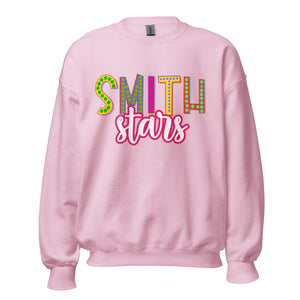 Colorful Smith Stars Gildan Unisex Sweatshirt