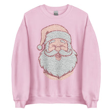 Load image into Gallery viewer, Large Santa Head Unisex Sweatshirt
