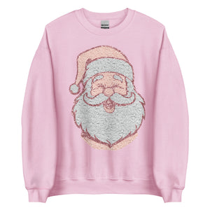 Large Santa Head Unisex Sweatshirt