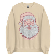 Load image into Gallery viewer, Large Santa Head Unisex Sweatshirt
