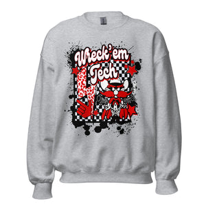 Wreck Em Retro Unisex Sweatshirt