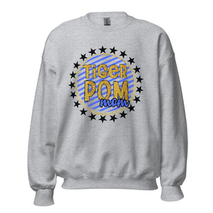 Tiger Pom Black Stars Unisex Sweatshirt