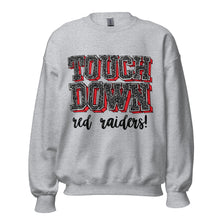 Load image into Gallery viewer, Touchdown Red Raiders Unisex Sweatshirt
