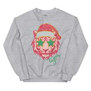 Christmas Tiger Unisex Sweatshirt