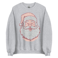 Load image into Gallery viewer, Large Santa Head Unisex Sweatshirt
