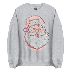 Large Santa Head Unisex Sweatshirt