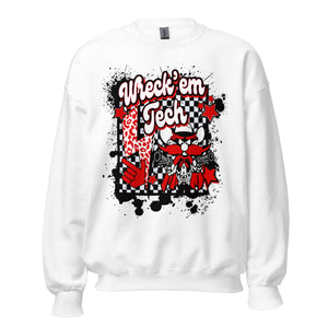 Wreck Em Retro Unisex Sweatshirt