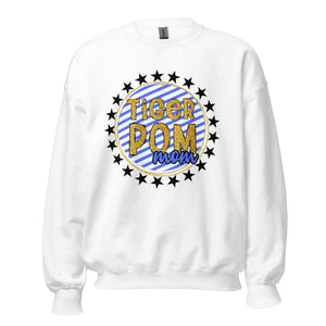 Tiger Pom Black Stars Unisex Sweatshirt