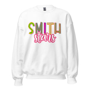 Colorful Smith Stars Gildan Unisex Sweatshirt