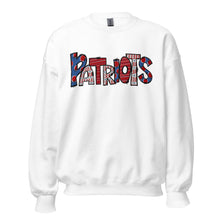 Load image into Gallery viewer, Funky Font Patriots Unisex Sweatshirt

