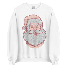 Load image into Gallery viewer, Large Santa Head Unisex Sweatshirt
