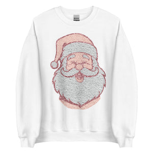 Large Santa Head Unisex Sweatshirt