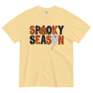 Faux Glitter Spooky Season Comfort Colors Tee