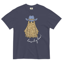 Load image into Gallery viewer, Faux Glitter Howdy Boo Ghost Comfort Colors Tee
