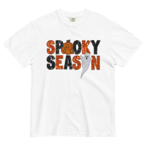 Faux Glitter Spooky Season Comfort Colors Tee