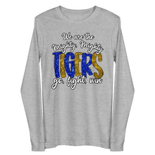 Load image into Gallery viewer, Glitzy We are the Tigers Unisex Long Sleeve Tee
