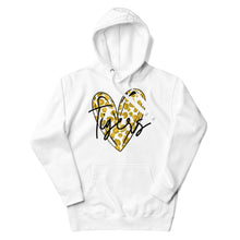 Load image into Gallery viewer, Gold Tigers Heart Unisex Hoodie
