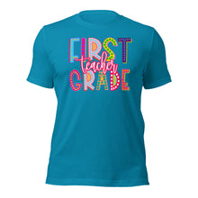 Load image into Gallery viewer, First Grade Teacher Bella Canvas Unisex t-shirt
