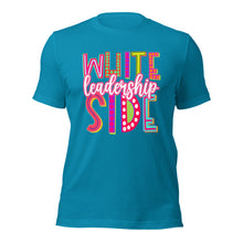 Load image into Gallery viewer, White Side Leadership Unisex t-shirt
