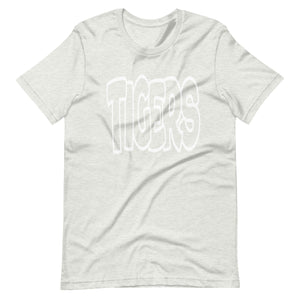 Tigers Bubble white font Unisex t-shirt