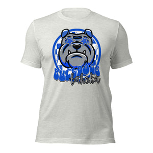 Tahoka Bulldogs Round Mascot Unisex t-shirt