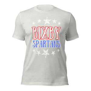 Bixby Spartans Stars Bella Canvas Unisex t-shirt