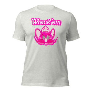 Wreck Em Pink Barbie Font Unisex t-shirt