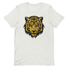Load image into Gallery viewer, Gold Faux Glitter Tiger Head Unisex t-shirt
