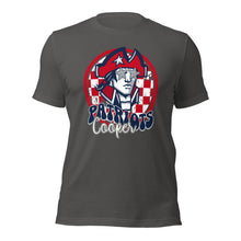 Load image into Gallery viewer, Cooper Patriots Round Mascot Unisex t-shirt
