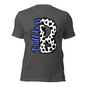 Tahoka Bulldogs Dalmation Bella Canvas Unisex t-shirt