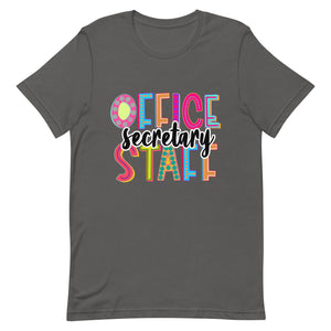 Secretary Colorful Unisex t-shirt