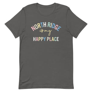 North Ridge is my happy place Unisex t-shirt