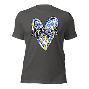 Whiteside Leopard Heart Unisex t-shirt
