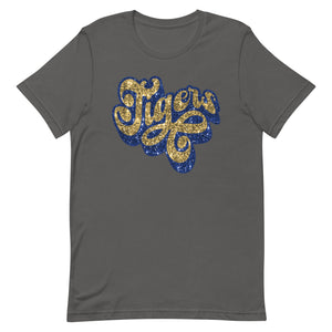 Faux Glitter Tigers Unisex t-shirt