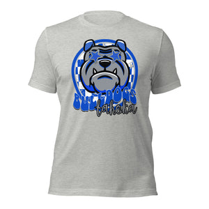 Tahoka Bulldogs Round Mascot Unisex t-shirt