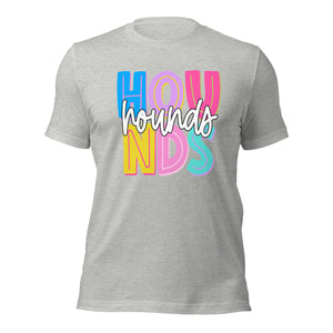 Hounds Colorful Bella Canvas Unisex t-shirt
