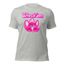 Load image into Gallery viewer, Wreck Em Pink Barbie Font Unisex t-shirt
