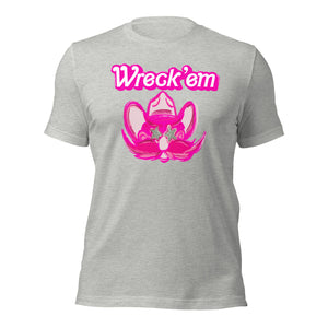 Wreck Em Pink Barbie Font Unisex t-shirt