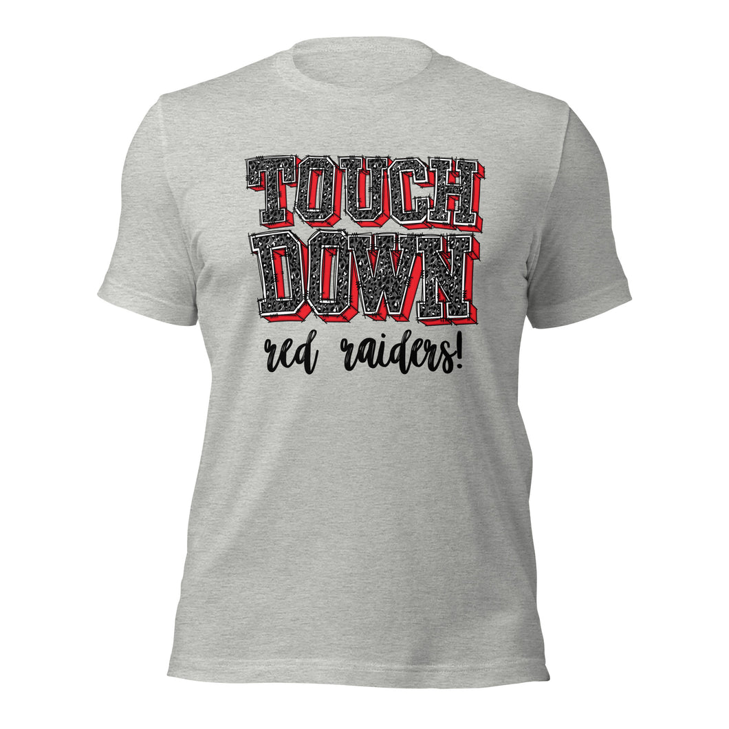 Touchdown Red Raiders Unisex t-shirt