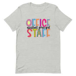 Assistant Principal colorful Unisex t-shirt