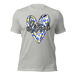 Whiteside Leopard Heart Unisex t-shirt