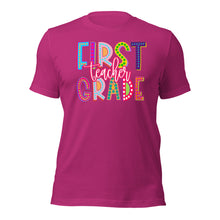 Load image into Gallery viewer, First Grade Teacher Bella Canvas Unisex t-shirt

