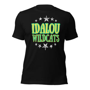 Idalou Wildcats Stars Bella Canvas Unisex t-shirt