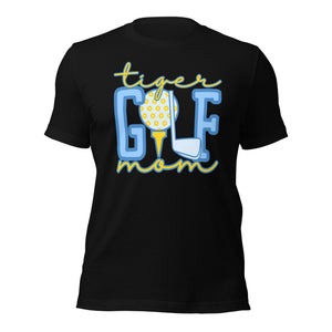 Tiger Golf Mom Bella Canvas Unisex t-shirt