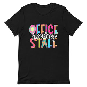 Secretary Colorful Unisex t-shirt