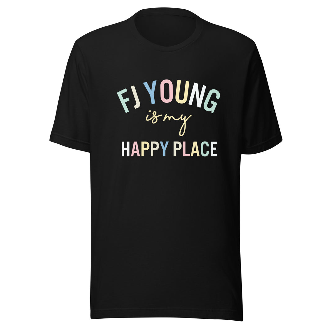 FJ Young is my happy place Unisex t-shirt